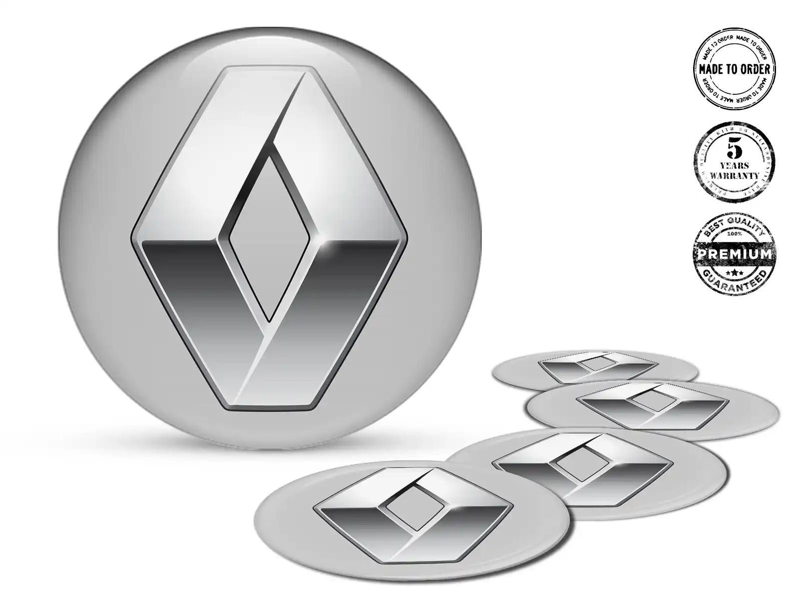 Renault Silikonaufkleber Logo Hochwertige Radembleme